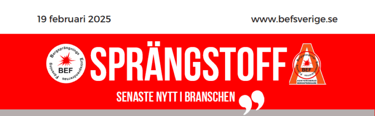 SPRÄNGSTOFF – FEB 2025