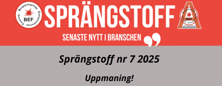 SPRÄNGSTOFF – juli 2025 #2