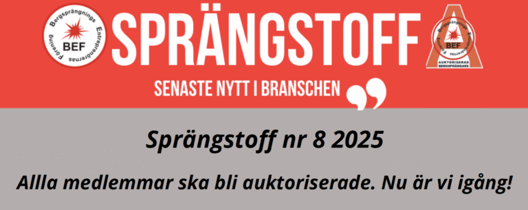 SPRÄNGSTOFF – Aug 2025