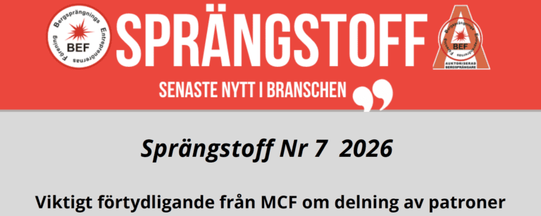 SPRÄNGSTOFF – nr 7 2026